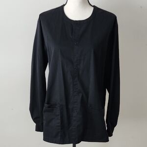 4 For $20 Mens Snap Front Scrub Jacket SzM